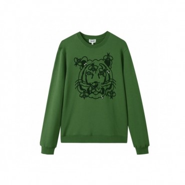 Kenzo  Mens  Signature Tiger Cotton Tshirts Green - 겐조 2021 남성  시그니처 타이거 코튼 맨투맨 Ken0174x Size(m 