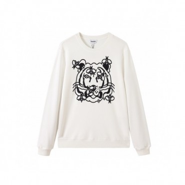 Kenzo  Mens Signature Tiger Cotton Tshirts White - 겐조 2021 남성  시그니처 타이거 코튼 맨투맨 Ken0173x Size(m 