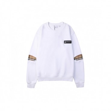 Burberry  Mens  Logo Casual Cotton Tshirts White - 버버리 2021 남성  로고 캐쥬얼 코튼 맨투맨 Bur04215x Size(s 