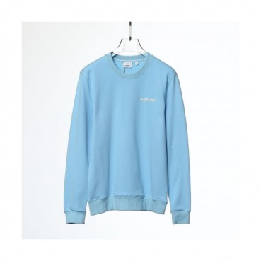 Burberry  Mm/Wm Logo Casual Cotton Tshirts Blue - 버버리 2021 남/녀 로고 캐쥬얼 코튼 맨투맨 Bur04188x Size(xs 