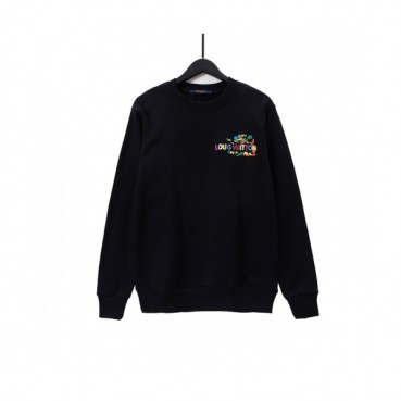 Louis vuitton  Mens Casual Cotton Tshirts Black - 루이비통 2021 남/녀 캐쥬얼 코튼 맨투맨 Lou03711x Size(xs 