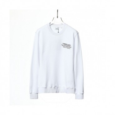 Burberry  Mm/Wm Logo Casual Cotton Tshirts White - 버버리 2021 남/녀 로고 캐쥬얼 코튼 맨투맨 Bur04169x Size(xs 