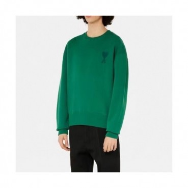 Ami Mens  Logo Casual Cotton Man-to