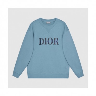 Dior  Mens Logo Casual Cotton Tshirts Blue - 디올 2021 남성 로고 캐쥬얼 코튼 긴팔티 Dio01507x Size(xs 