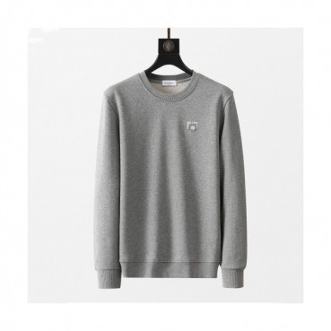 Ferragamo  Mens Basic Logo Cotton Tshirts Gray - 페라가모 2020 남성 베이직 로고 코튼 긴팔티 Fer0329x Size(m 