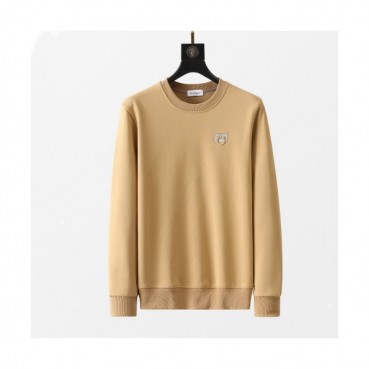 Ferragamo  Mens Basic Logo Cotton Tshirts Beige - 페라가모 2020 남성 베이직 로고 코튼 긴팔티 Fer0329x Size(m 