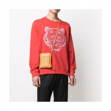 Kenzo  Mm/Wm Signature Tiger Cotton Tshirts Red - 겐조 2021 남/녀 시그니처 타이거 코튼 맨투맨 Ken0167x Size(s 