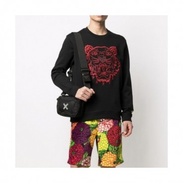 Kenzo  Mm/Wm Signature Tiger Cotton Tshirts Black - 겐조 2021 남/녀 시그니처 타이거 코튼 맨투맨 Ken0166x Size(s 
