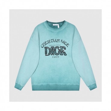 Dior  Mm/Wm Logo Casual Cotton Tshirts Blue - 디올 2021 남/녀 로고 캐쥬얼 코튼 긴팔티 Dio01463x Size(s 