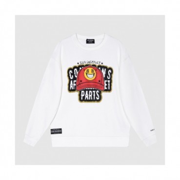 BAD MONDAY   Mm/Wm Logo Cotton Thirts White - BAN MONDAY 2021 남/녀 로고 코튼 맨투맨 Bad0038x Size(xs 