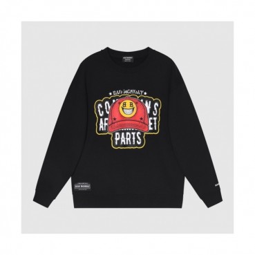 BAD MONDAY   Mm/Wm Logo Cotton Thirts Black - BAN MONDAY 2021 남/녀 로고 코튼 맨투맨 Bad0037x Size(xs 