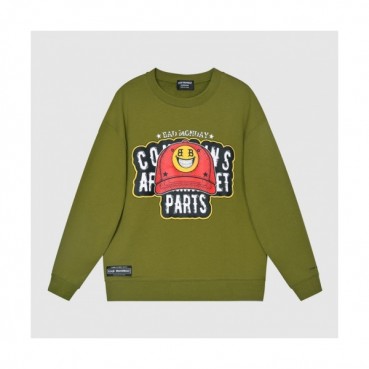 BAD MONDAY   Mm/Wm Logo Oversize Cotton Thirts Green - BAN MONDAY 2021 남/녀 로고 오버사이즈 코튼 맨투맨 Bad0035x Size(xs 
