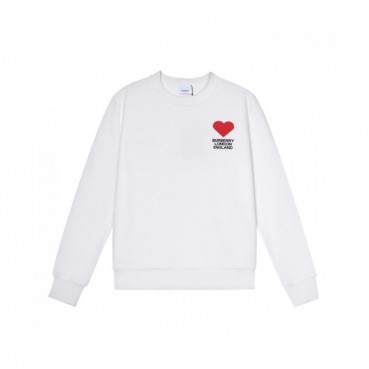 Burberry  Mm/Wm Logo Casual Cotton Tshirts White - 버버리 2021 남/녀 로고 캐쥬얼 코튼 맨투맨 Bur04135x Size(xs 