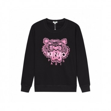Kenzo  Mm/Wm Signature Tiger Cotton Tshirts Black - 겐조 2021 남/녀 시그니처 타이거 코튼 맨투맨 Ken0161x Size(m 