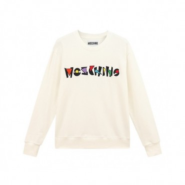 Moschino  Mm/Wm Crew-neck Cotton Tshirts White 