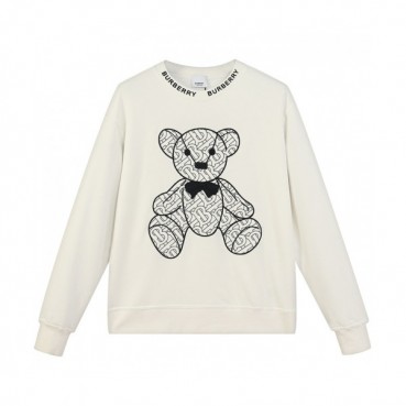 Burberry  Mm/Wm Logo Casual Cotton Tshirts White - 버버리 2021 남/녀 로고 캐쥬얼 코튼 맨투맨 Bur04123x Size(s 