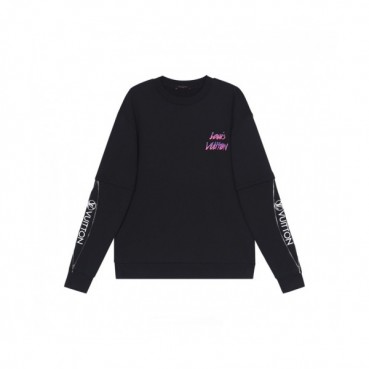 Louis vuitton  Mm/Wm Casual Cotton Tshirts Black - 루이비통 2021 남/녀 캐쥬얼 코튼 맨투맨 Lou03596x Size(s 