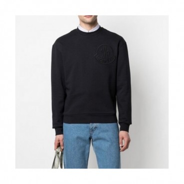 Moncler  Mens Logo Casual Cotton Tshirts Black - 몽클레어 2021 남성 로고 캐쥬얼 코튼 긴팔티 Moc02270x Size(s 