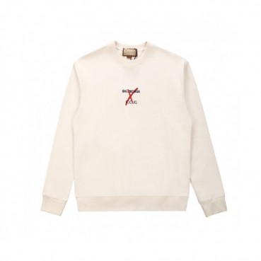 Gucci  Mm/Wm Logo Crew-neck Cotton Tshirts Ivory  