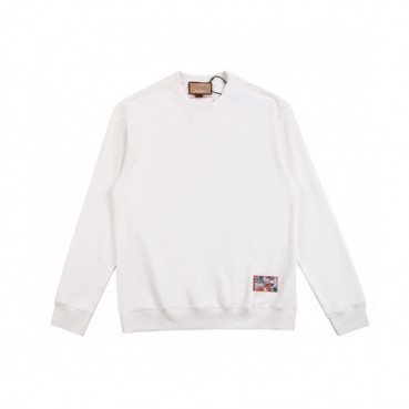 Gucci  Mm/Wm Logo Crew-neck Cotton Tshirts Ivory  