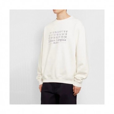 Maison margiela  Mens Cotton Thirts White - 메종 마르지엘라 2021 남성 코튼 맨투맨 Mai0060x Size(m 