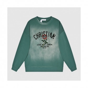 Dior  Mm/Wm Logo Casual Cotton Tshirts Green - 디올 2021 남/녀 로고 캐쥬얼 코튼 긴팔티 Dio01435x Size(s 