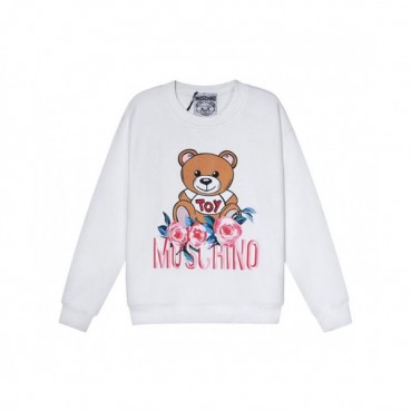 Moschino  Mm/Wm Crew-neck Cotton Tshirts White 