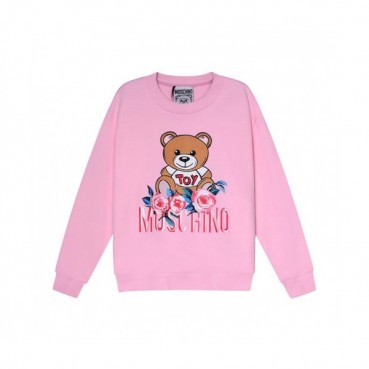 Moschino  Mm/Wm Crew-neck Cotton Tshirts Pink 