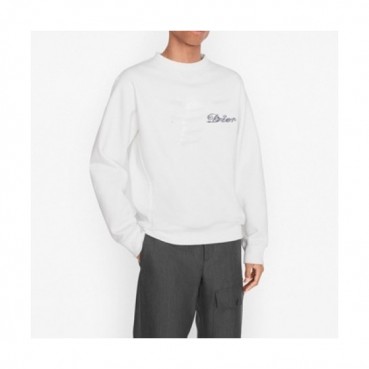 Dior  Mm/Wm Logo Casual Cotton Tshirts White - 디올 2021 남/녀 로고 캐쥬얼 코튼 긴팔티 Dio01424x Size(s 
