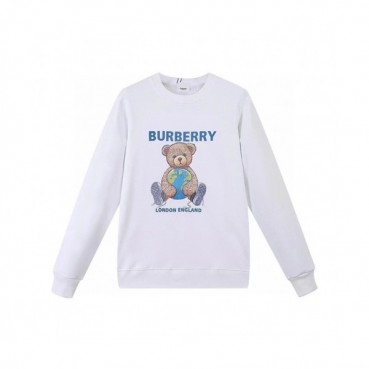 Burberry  Mm/Wm Logo Casual Cotton Tshirts White - 버버리 2021 남/녀 로고 캐쥬얼 코튼 맨투맨 Bur04090x Size(s 