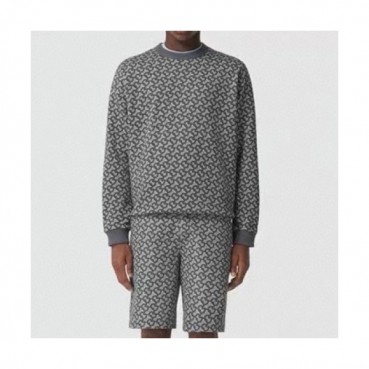 Burberry  Mm/Wm Logo Casual Cotton Tshirts Gray - 버버리 2021 남/녀 로고 캐쥬얼 코튼 맨투맨 Bur04079x Size(xs 