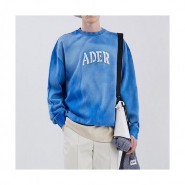 ADER  Mens Minimal Cotton Tshirts Blue - ADER 2021 남성 미니멀 코튼 긴팔티 Ade0039x Size(s 