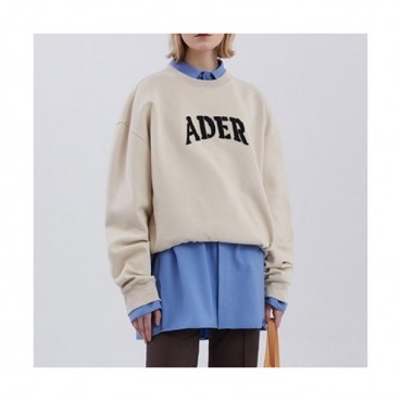 ADER  Mens Minimal Cotton Tshirts Ivory - ADER 2021 남성 미니멀 코튼 긴팔티 Ade0037x Size(s 