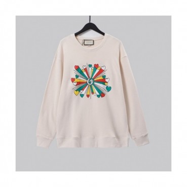 Gucci  Mm/Wm Logo Crew-neck Cotton Tshirts Ivory 
