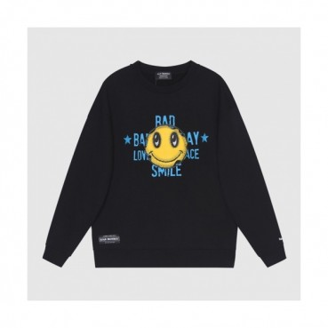 BAD MONDAY   Mm/Wm Logo Oversize Cotton Thirts Black - BAN MONDAY 2021 남/녀 로고 오버사이즈 코튼 맨투맨 Bad0021x Size(xs 
