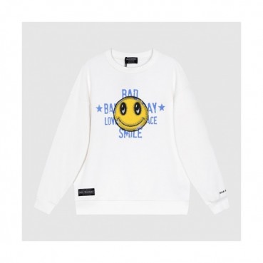 BAD MONDAY   Mm/Wm Logo Oversize Cotton Thirts White - BAN MONDAY 2021 남/녀 로고 오버사이즈 코튼 맨투맨 Bad0019x Size(xs 