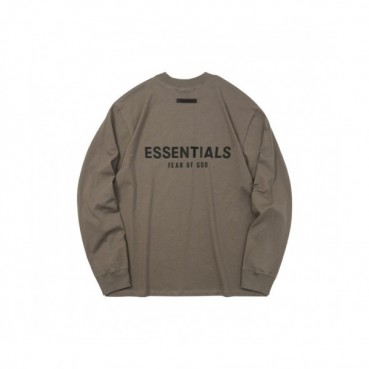 Fear of god  Mens Minimal Cotton Tshirts Dark-gray 