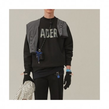 ADER  Mens Minimal Cotton Tshirts Black - ADER 2021 남성 미니멀 코튼 긴팔티 Ade0022x Size(s 