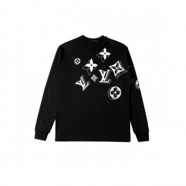 Louis vuitton  Mens Casual Cotton Tshirts Black - 루이비통 2021 남성 캐쥬얼 코튼 맨투맨 Lou03516x Size(s 
