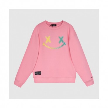 BAD MONDAY   Mm/Wm Logo Oversize Cotton Thirts Pink - BAN MONDAY 2021 남/녀 로고 오버사이즈 코튼 맨투맨 Bad0014x Size(xs 