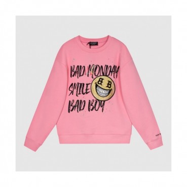 BAD MONDAY   Mm/Wm Logo Oversize Cotton Thirts Pink - BAN MONDAY 2021 남/녀 로고 오버사이즈 코튼 맨투맨 Bad0013x Size(xs 