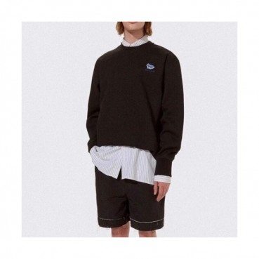 ADER  Mens Minimal Cotton Tshirts Black - ADER 2021 남성 미니멀 코튼 긴팔티 Ade0018x Size(s 