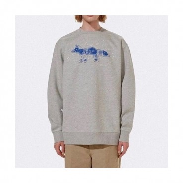 ADER  Mens Minimal Cotton Tshirts Gray - ADER 2021 남성 미니멀 코튼 긴팔티 Ade0014x Size(s 