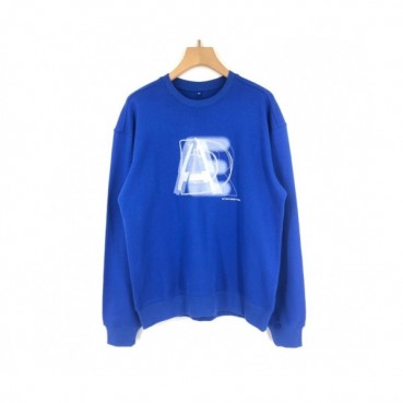 ADER  Mens Minimal Cotton Tshirts Blue - ADER 2021 남성 미니멀 코튼 긴팔티 Ade0013x Size(s 