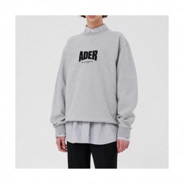 ADER  Mens Minimal Cotton Tshirts Gray - ADER 2021 남성 미니멀 코튼 긴팔티 Ade006x Size(s 
