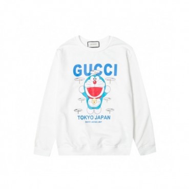 Gucci  Mm/Wm Logo Crew-neck Cotton Tshirts White 