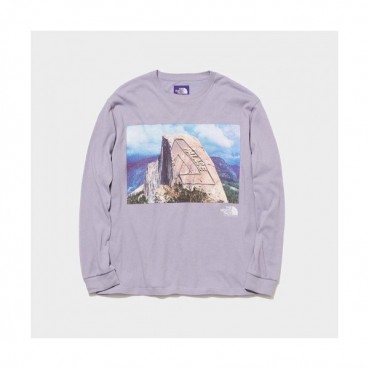 The North Face  Mens Logo Cotton Tshirts Purple - 노스페이스 2021 남성 로고 코튼 맨투맨 Nor0210x Size(s 