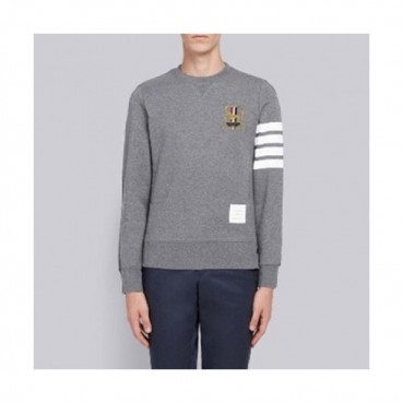 [톰브라운]Thom Browne 2021 Mens Strap Crew-neck Cotton Tshirts 