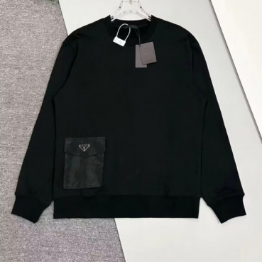 [프라다]Prada 2024 Mens Crew-neck Cotton Tshirts 