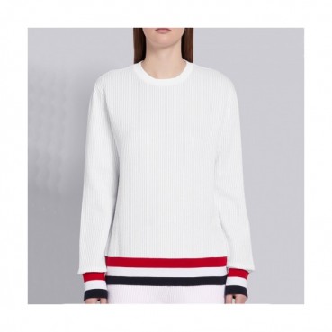 Thom Browne Womens Crew-neck Tshirts 